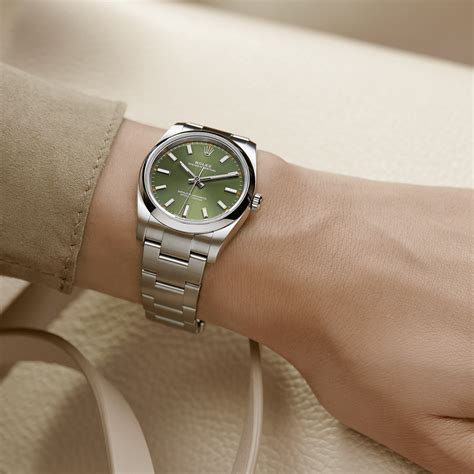 rolex oyster perpetual price green|rolex oyster perpetual 34mm price.